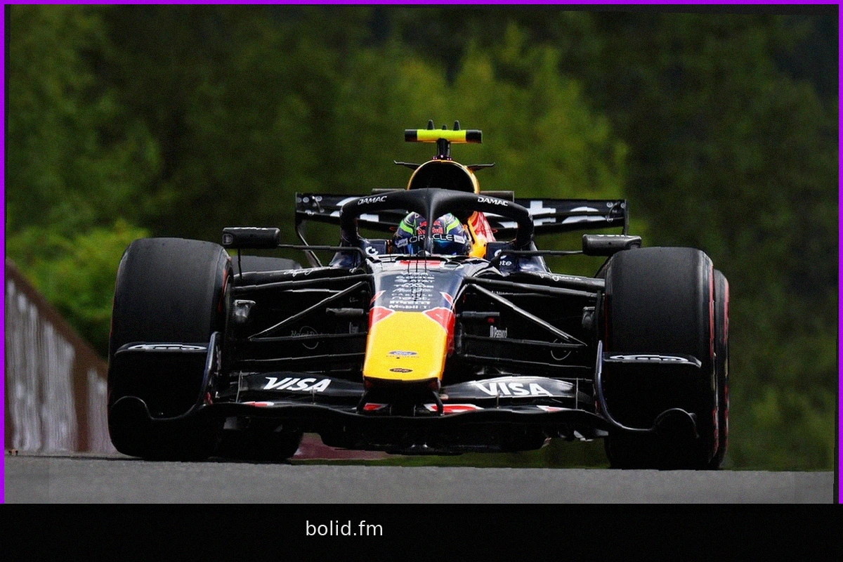 Пилот Red Bull Исак Аджар получил штраф на стартовой решетке Гран-при Бельгии